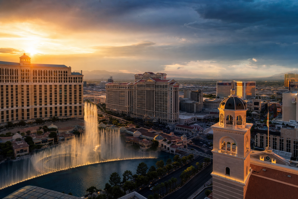 Detail-rich photograph related to How to Photograph Las Vegas Strip, late golden hour light, photorealistic, no text