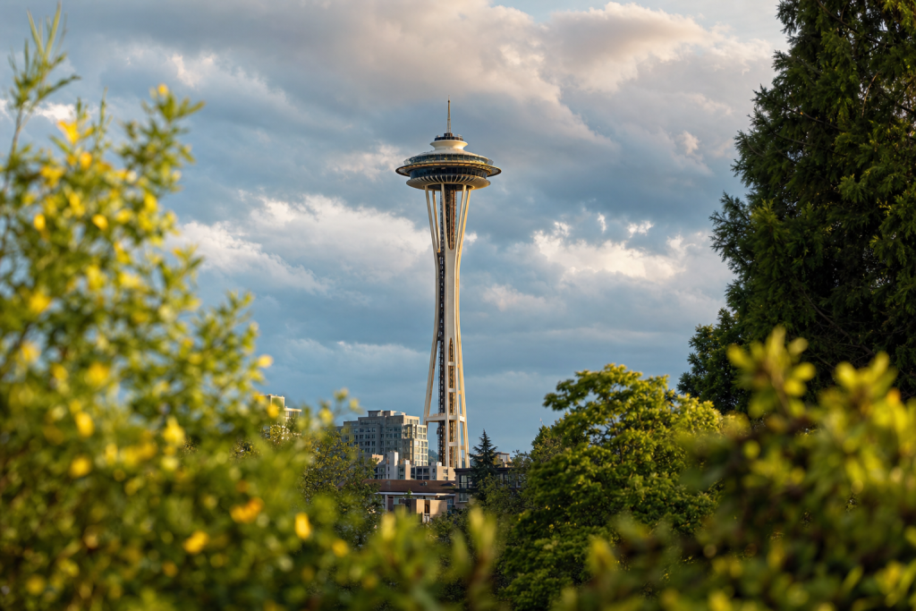 Atmospheric scene related to How to Photograph Space Needle, soft directional light