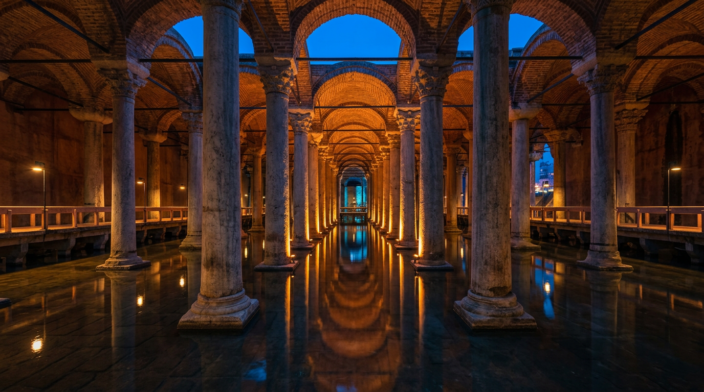 Basilica Cistern (Yerebatan Sarnıcı) Istanbul photography sample