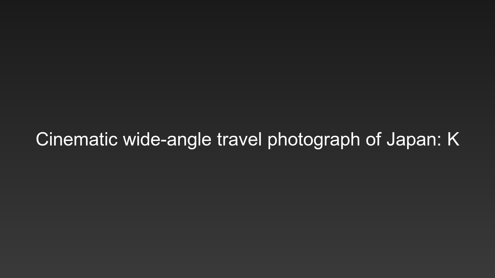 Japan Photography Guide