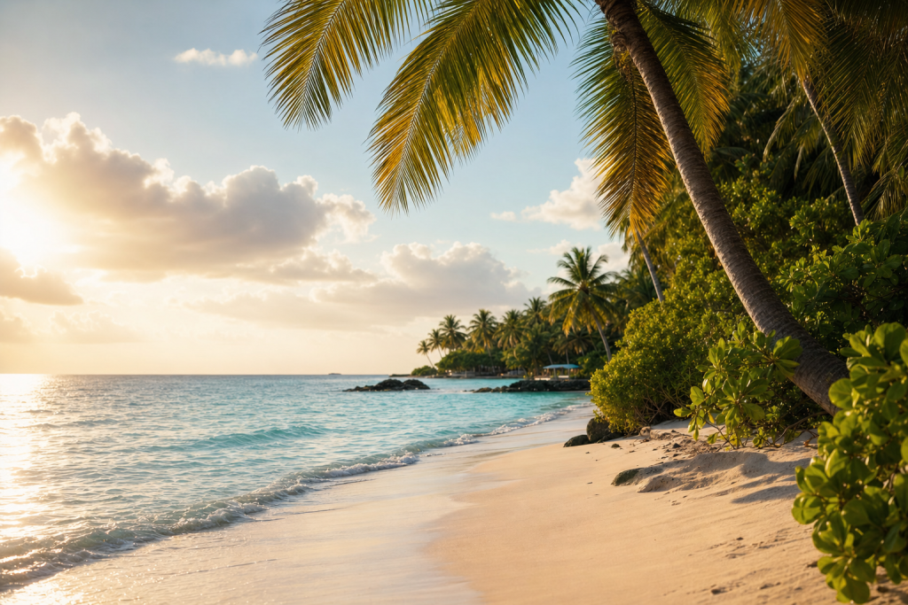 Atmospheric scene related to How to Photograph Maldives Beaches, soft directional light
