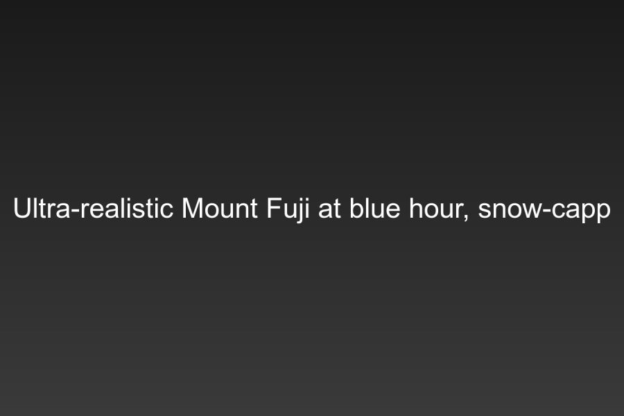 Mount Fuji Lightroom Preset Pack