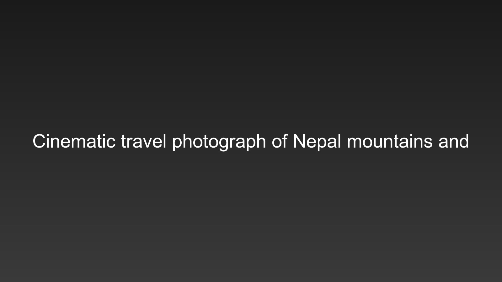 Nepal Lightroom Preset Pack