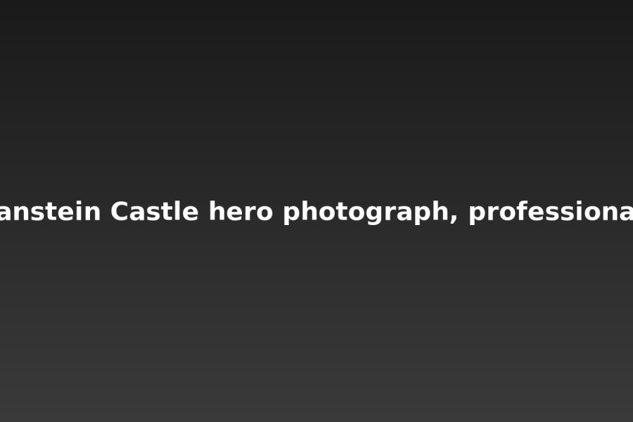 Neuschwanstein Castle (Bavaria) Lightroom Preset Pack