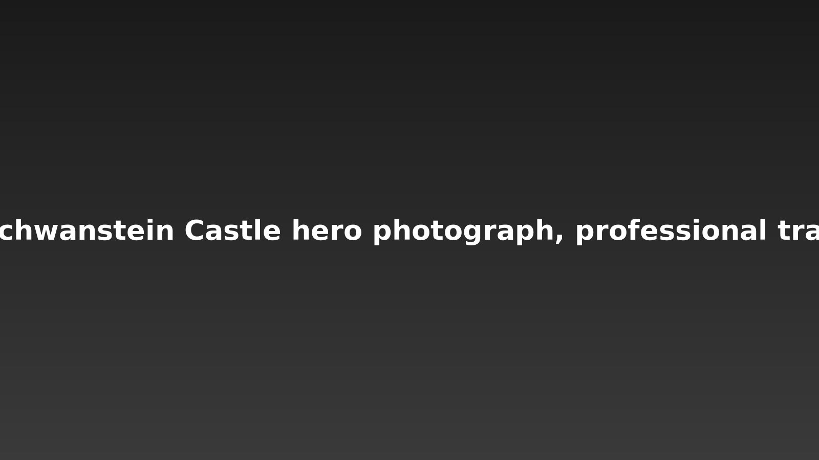 Neuschwanstein Castle (Bavaria) Lightroom Preset Pack