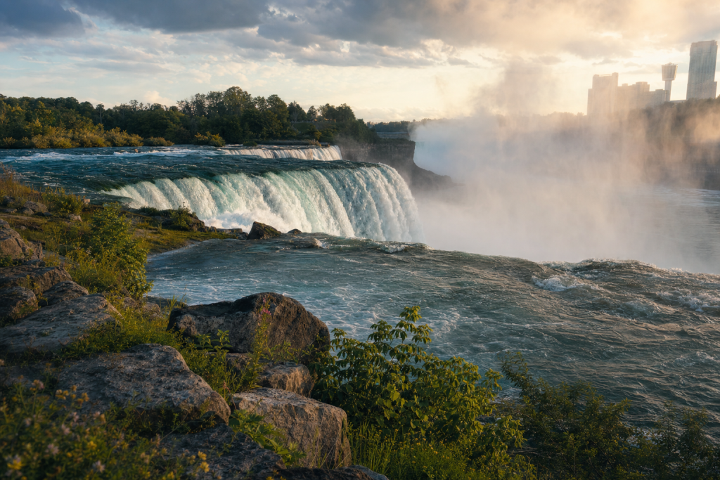 Atmospheric scene related to How to Photograph Niagara Falls, soft directional light