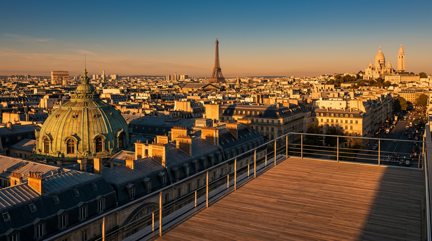 Galeries Lafayette Haussmann — Free Rooftop Terrace Paris photography sample