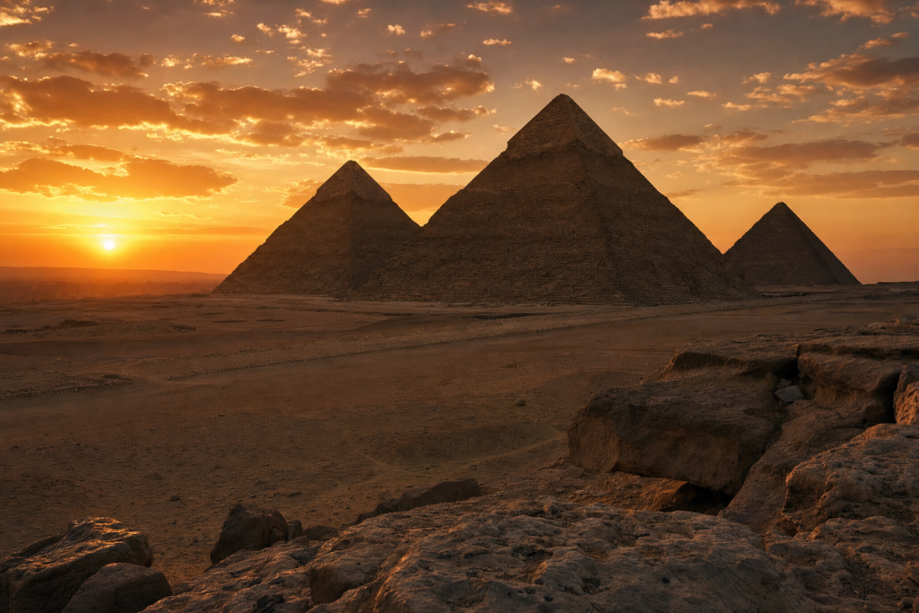 Detail-rich photograph related to Photography Guide to Egypt, late golden hour light, photorealistic, no text
