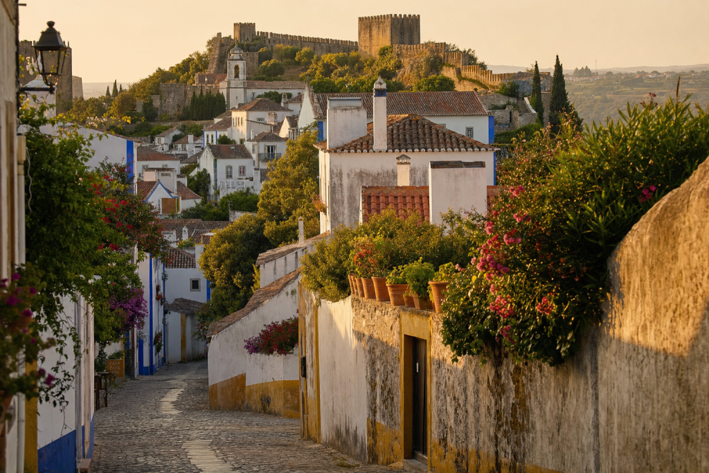 Detail-rich photograph related to Photography Guide to Portugal, late golden hour light, photorealistic, no text