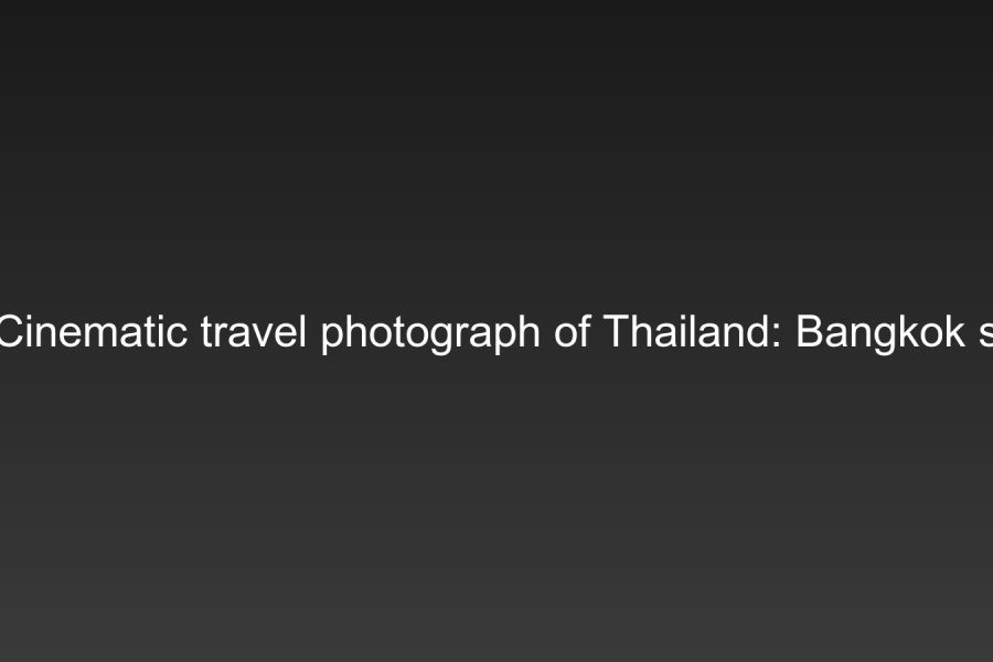 Thailand Lightroom Preset Pack