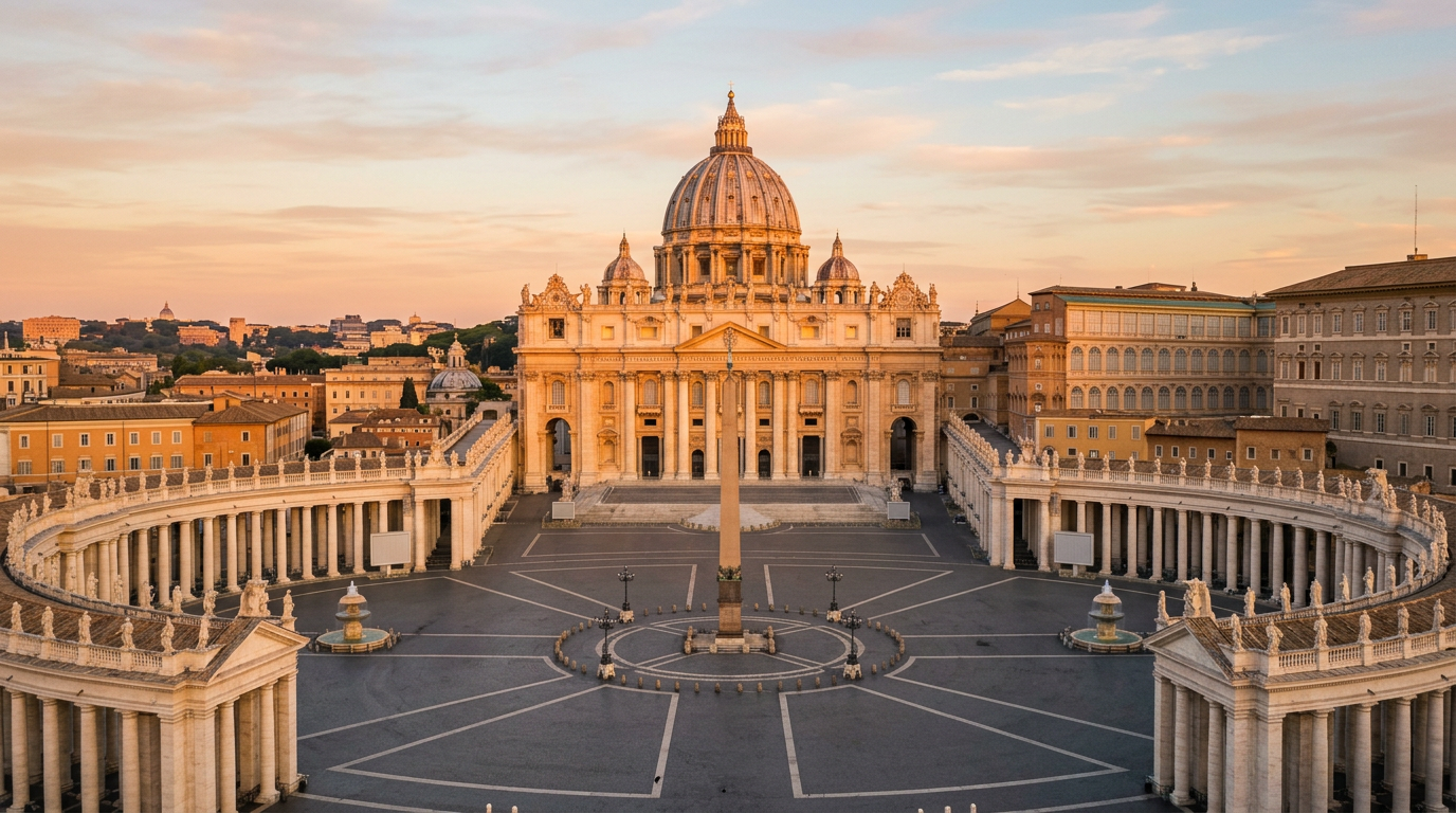 Vatican — St. Peter's Basilica & Square Rome photography sample