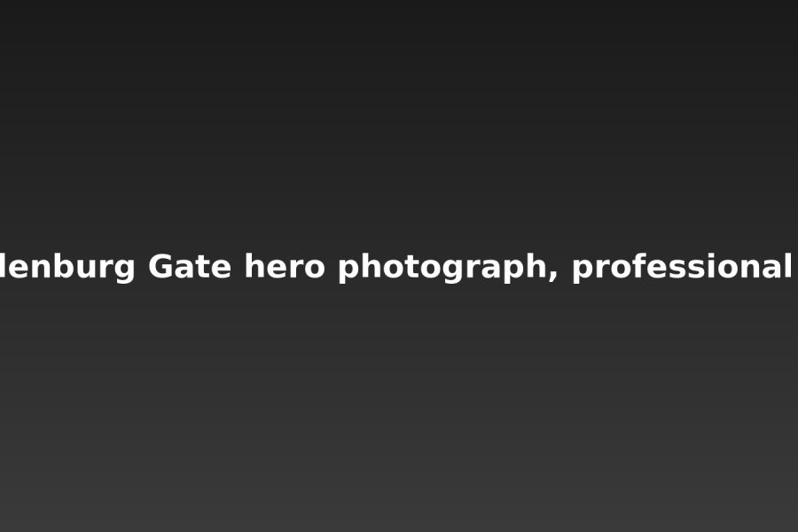 the Brandenburg Gate (Berlin) Lightroom Preset Pack