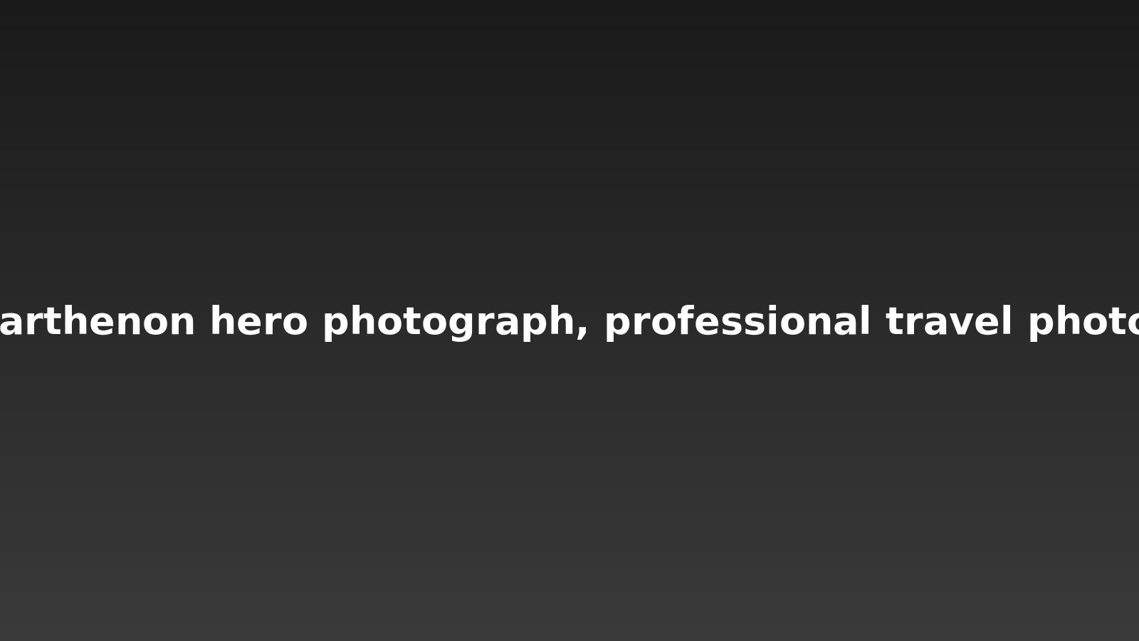 the Parthenon (Athens) Photography Field Guide PDF