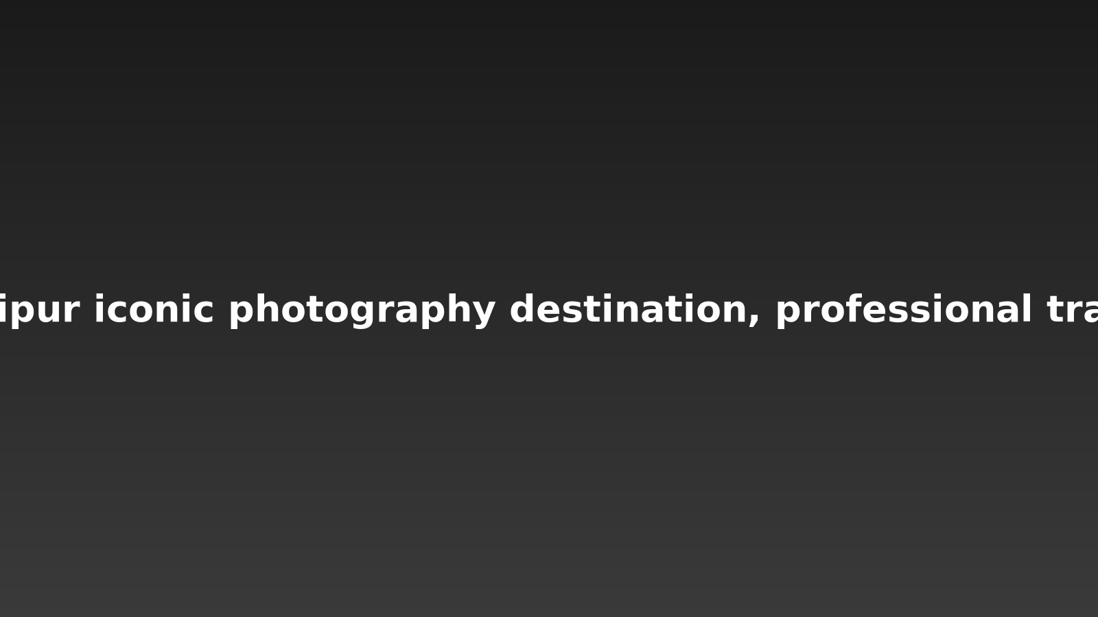 Udaipur Lightroom Preset Pack