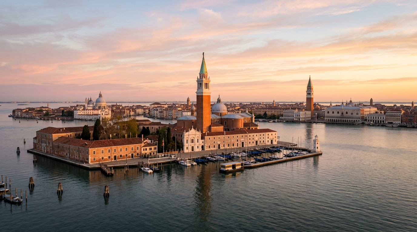 San Giorgio Maggiore — Bell Tower & Island Venice photography sample