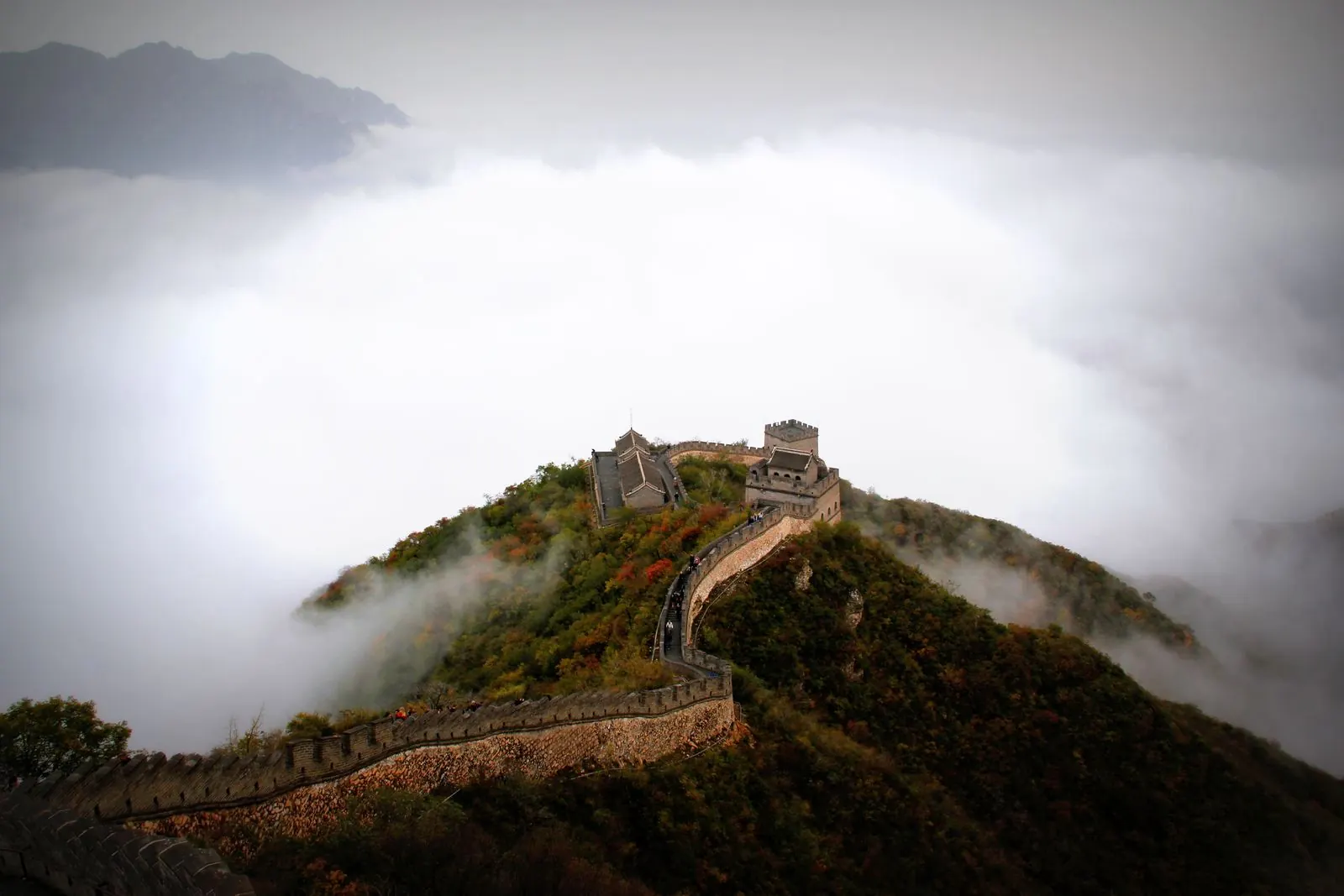 Landscape view of Asian destination landscape demonstrating a travel photography composition.