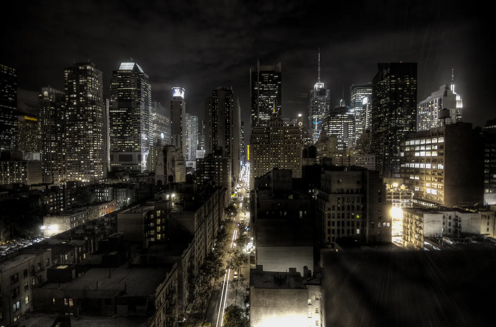 A cityscape at blue hour as photographic context for the Night Photography Settings: Stars, Light Trails... guide.