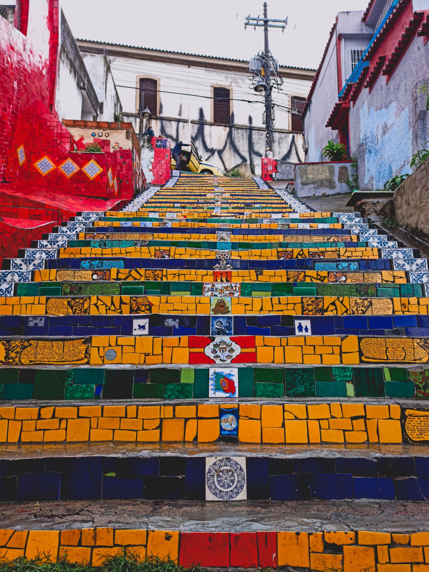 Selarón Steps mosaic staircase, Rio de Janeiro