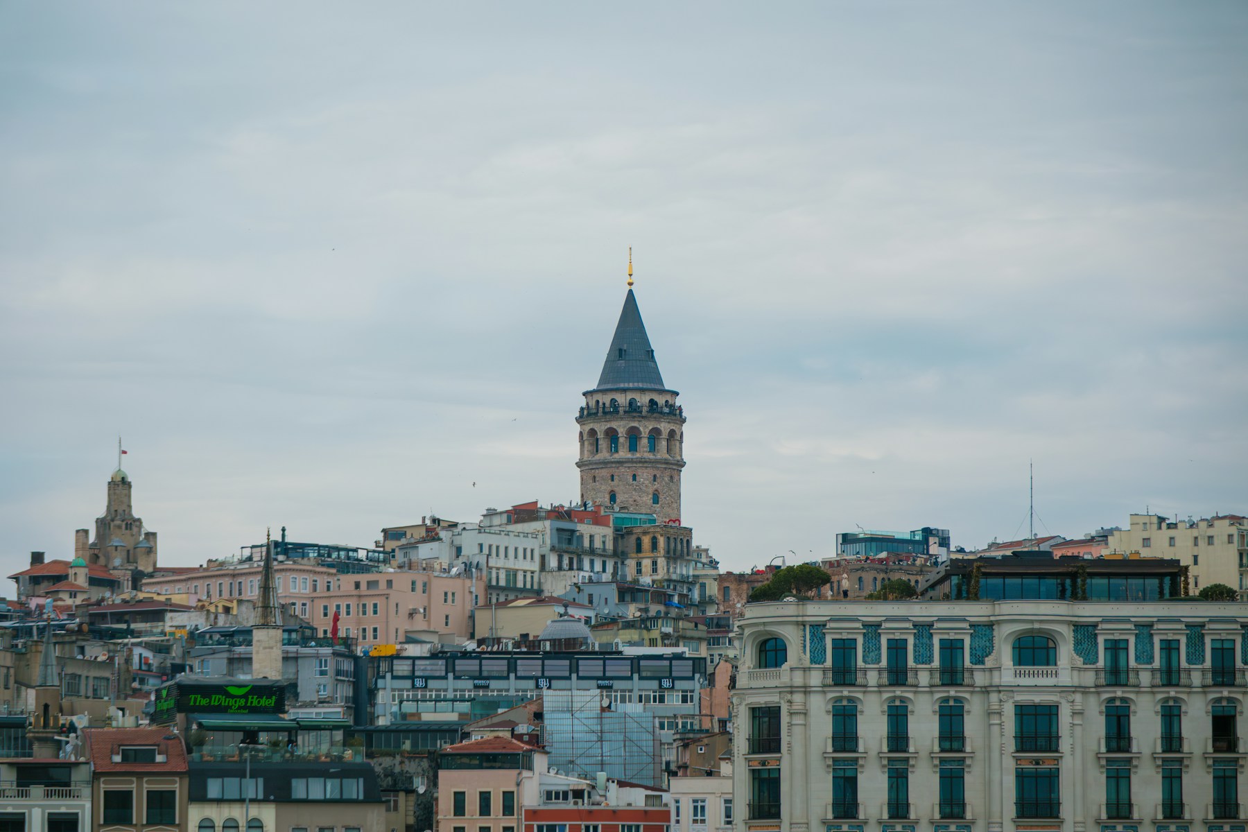 Galata Tower above Istanbul rooftops