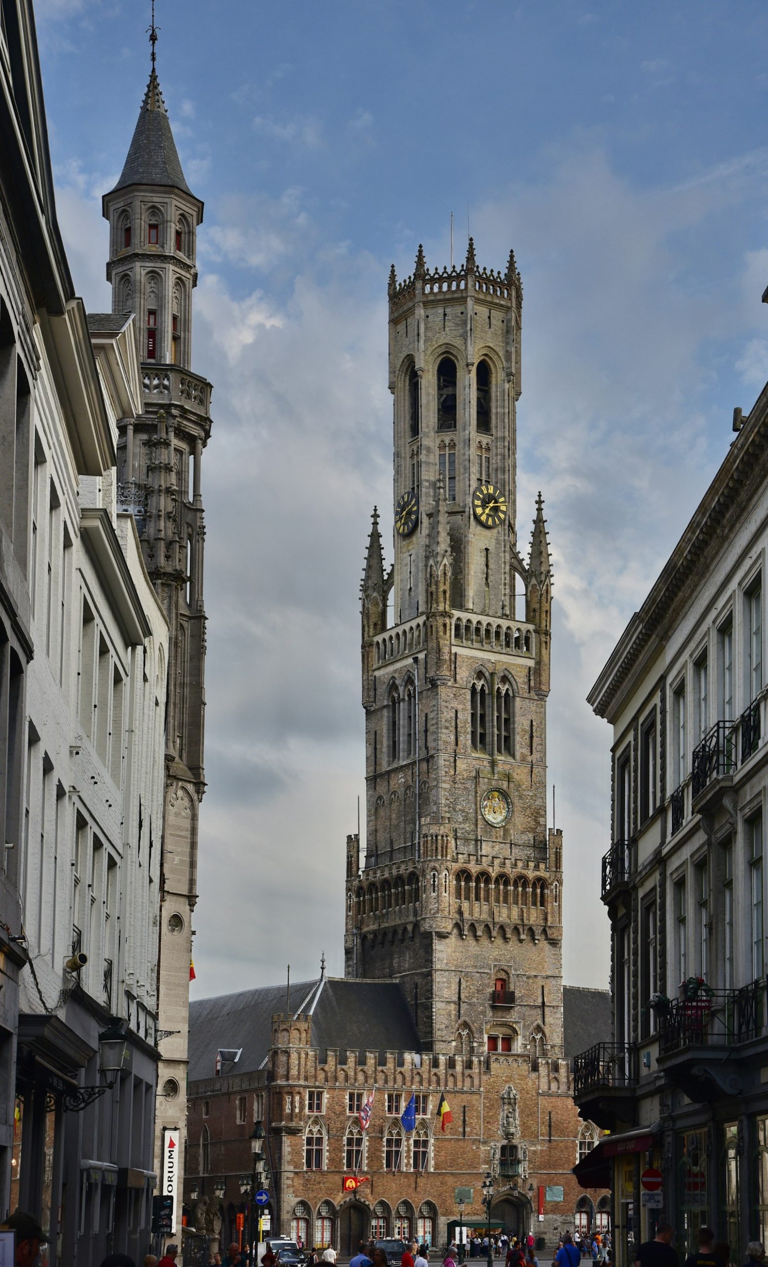 Belfry of Bruges near Markt