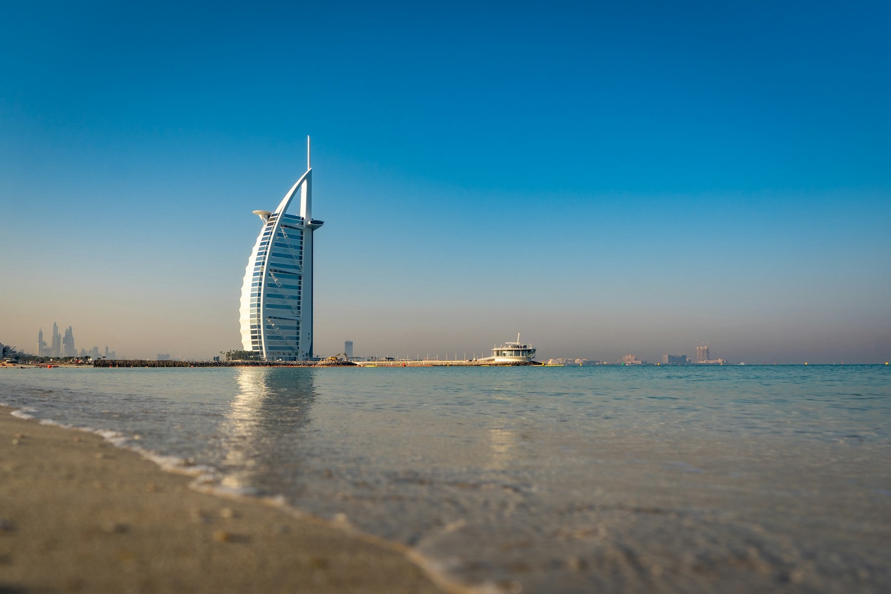 Burj Al Arab from the beach