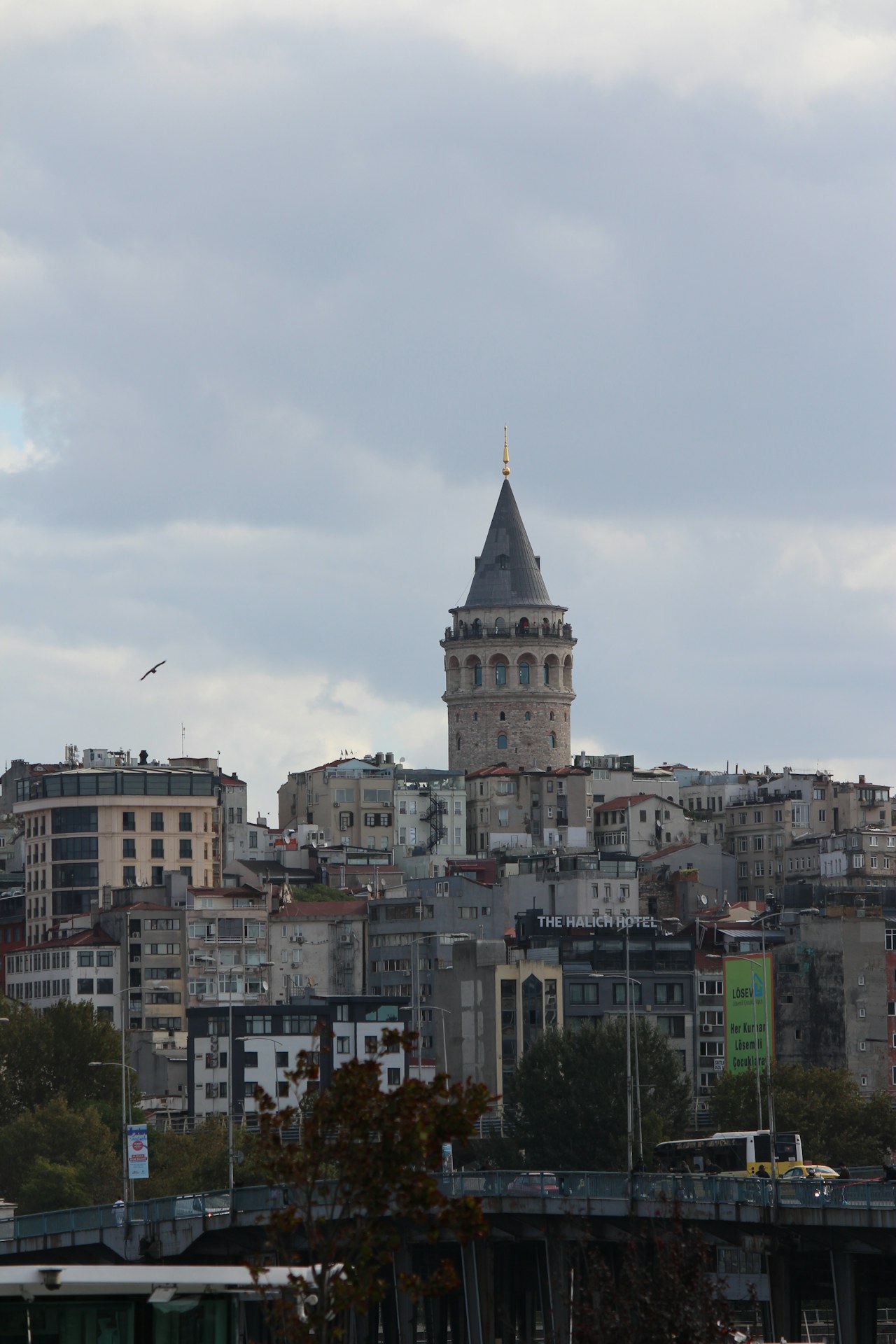 Galata Tower over Istanbul rooftops