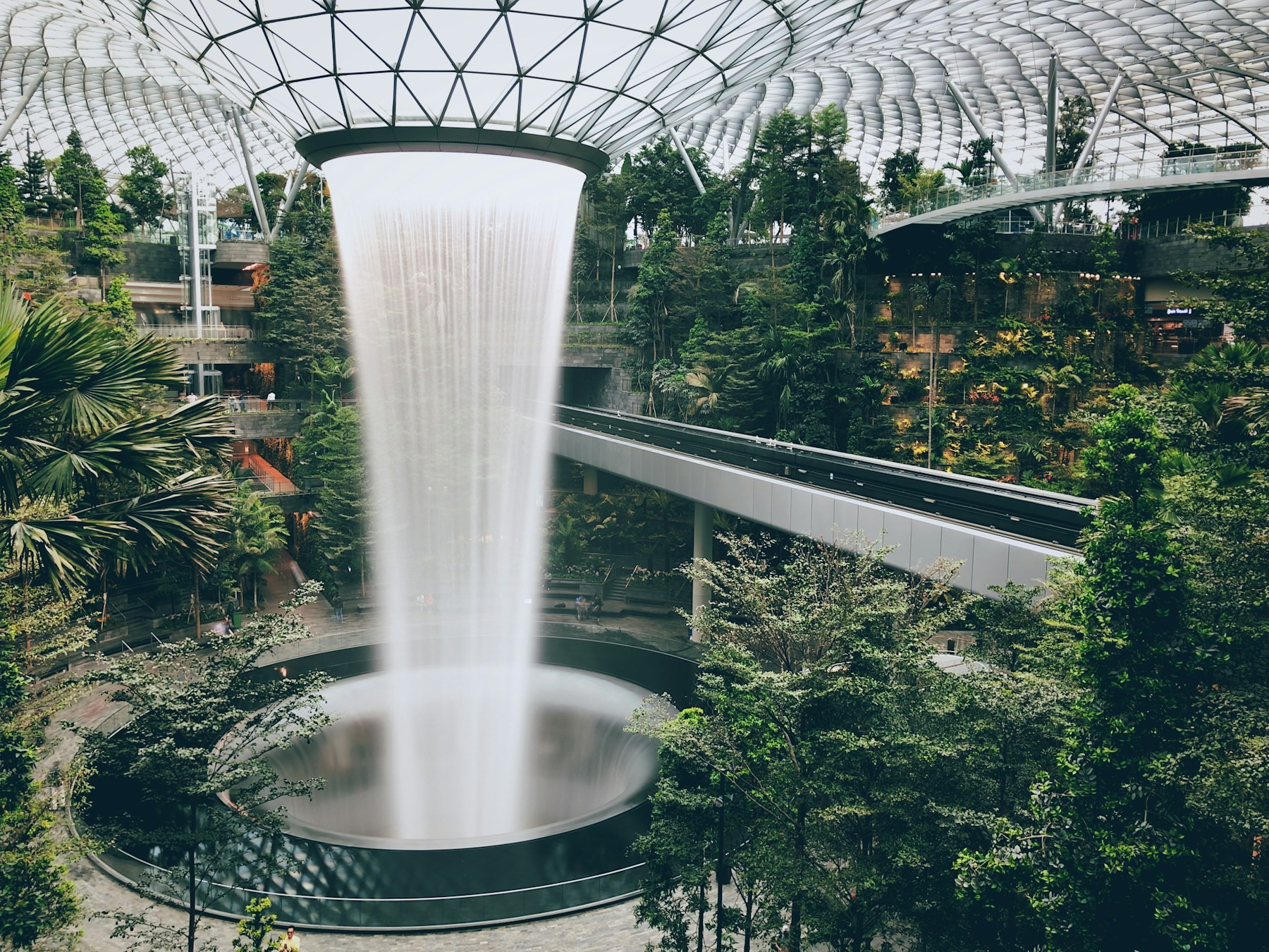 HSBC Rain Vortex at Jewel Changi