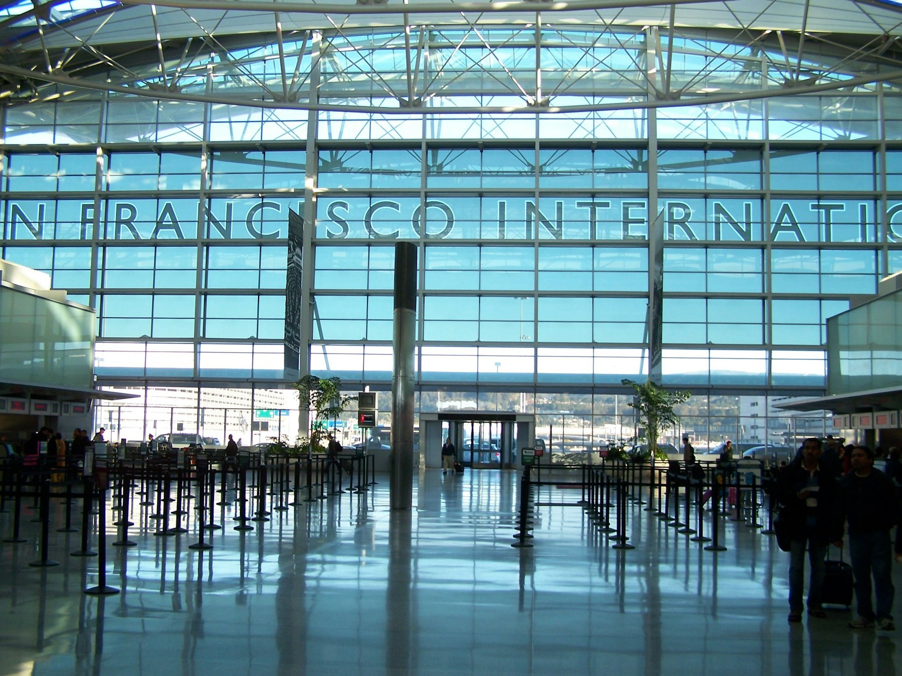 San Francisco International Airport terminal interior