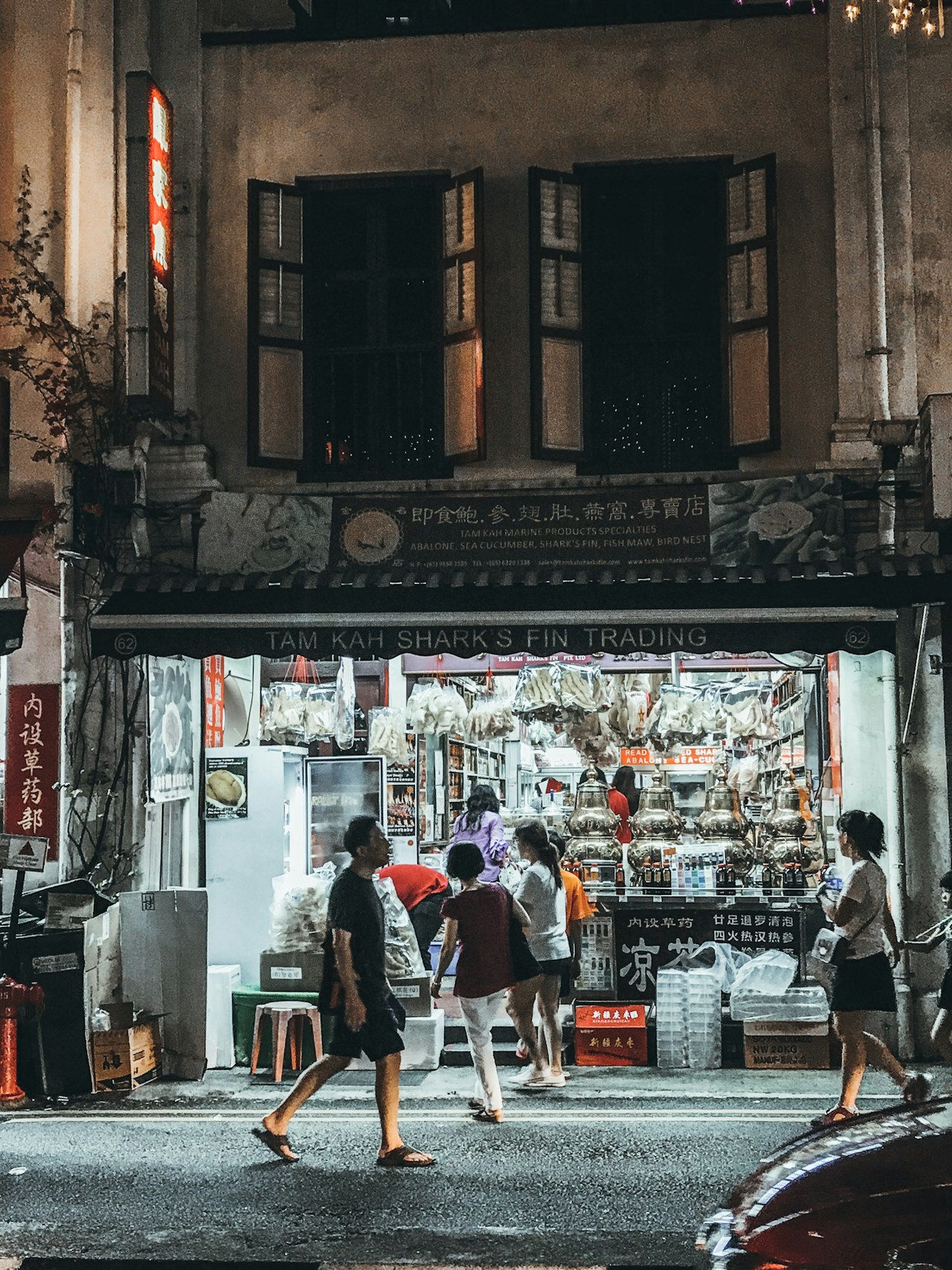 Chinatown street scene, Singapore