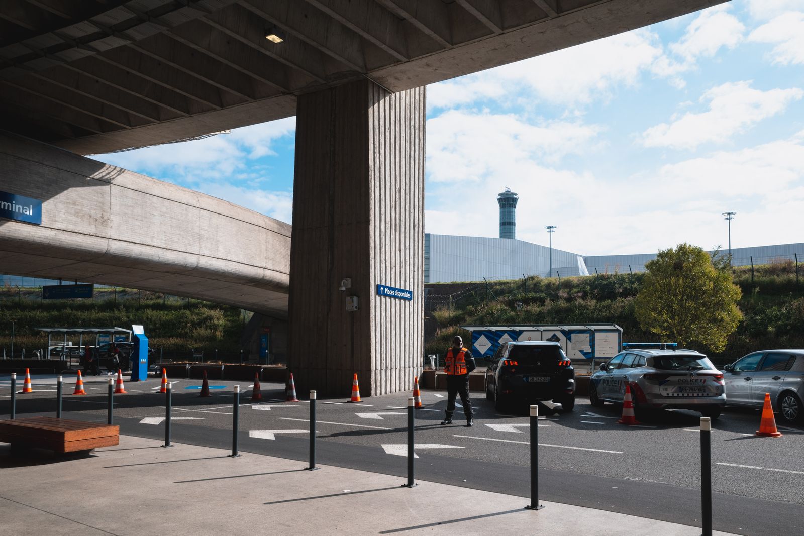 Entrance to Paris Charles de Gaulle Airport