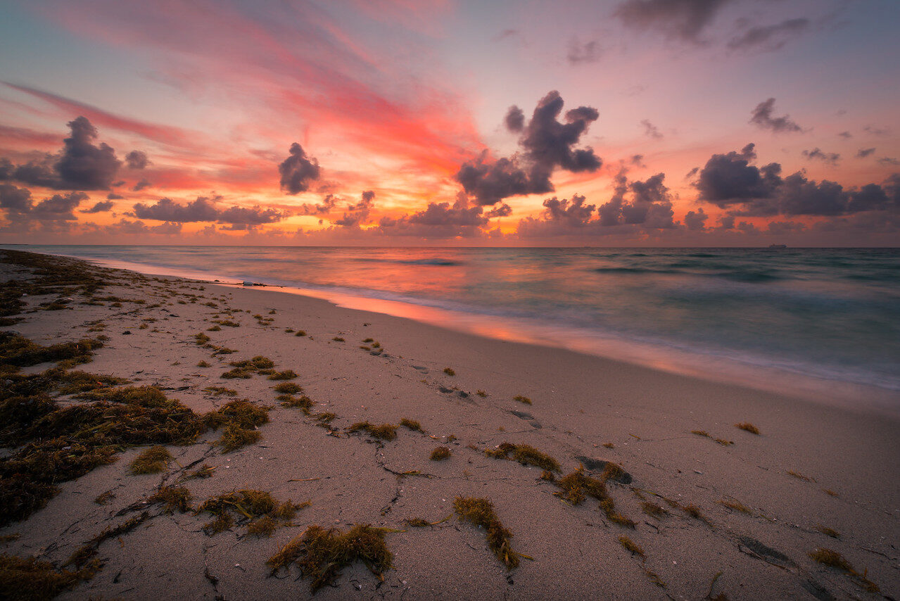 How to edit a beautiful sunrise on the beach