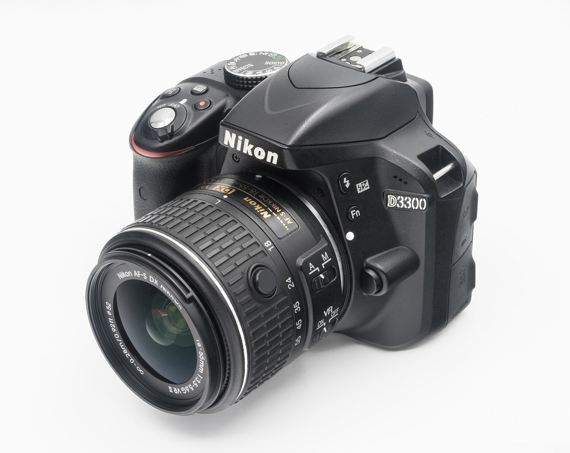 Nikon D3300 - Nikon D3300 with the 18-55mm kit lens