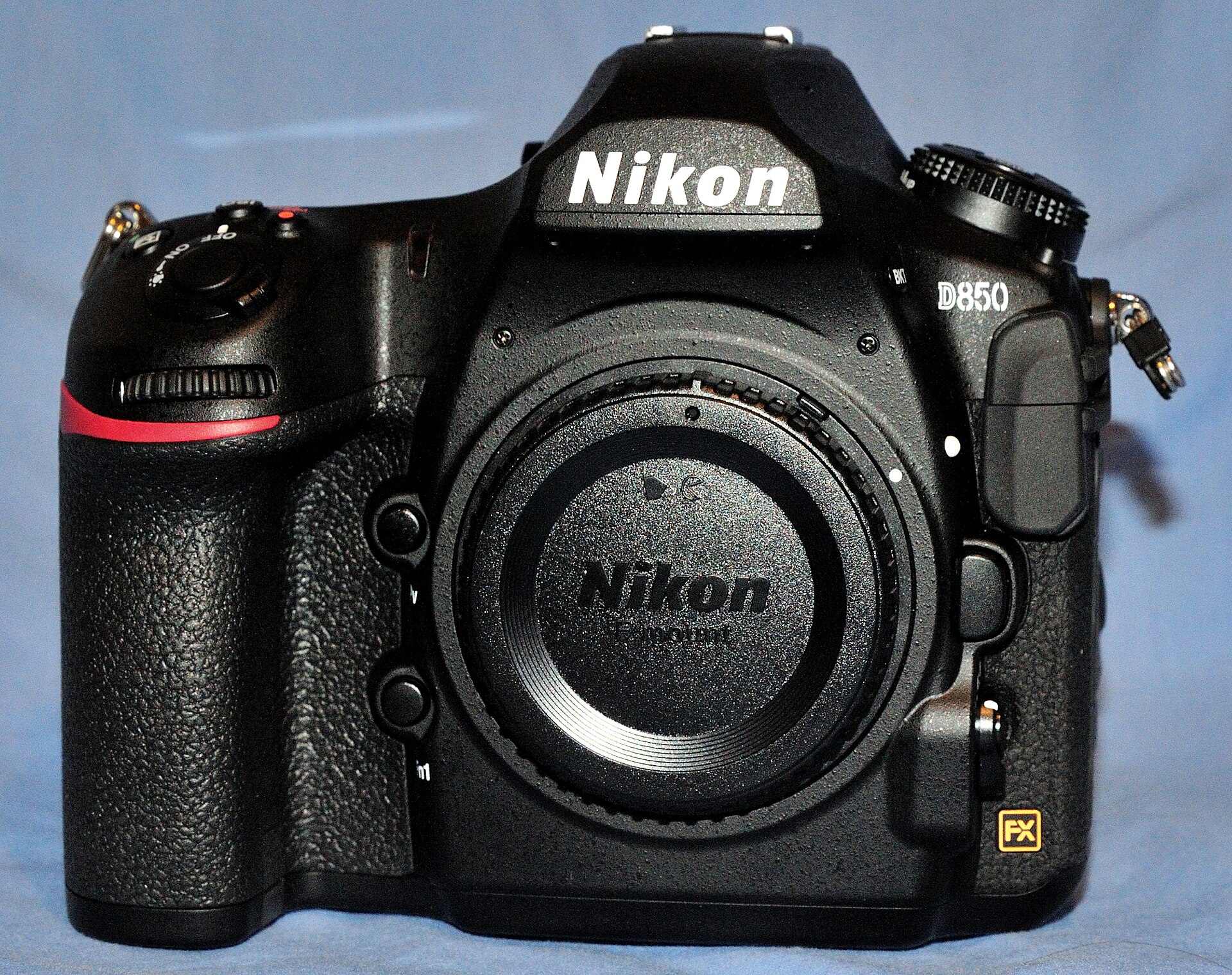 Nikon D850 - Nikon D850 body, front view