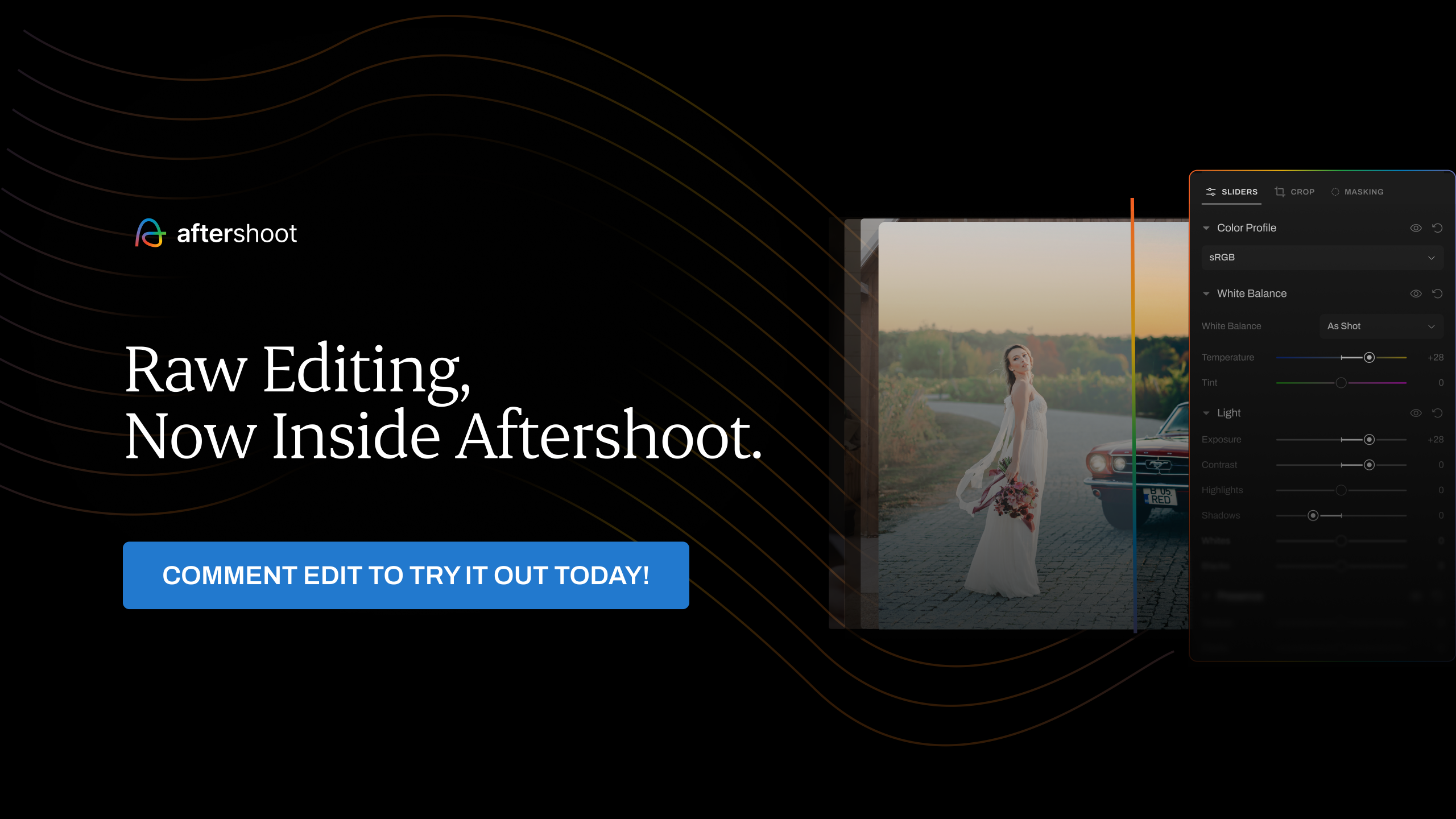 Raw Editing: supplied Aftershoot promotional visual