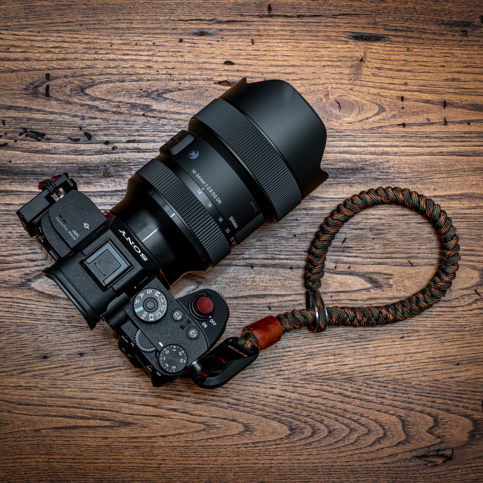 Sony A7R III Used Buyer Guide - Sony A7R III from above with a wide zoom lens