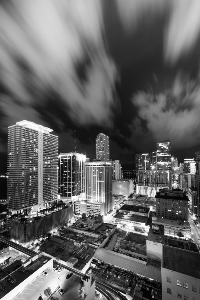 Miami Cityscape B&W preset result by Edin Chavez.