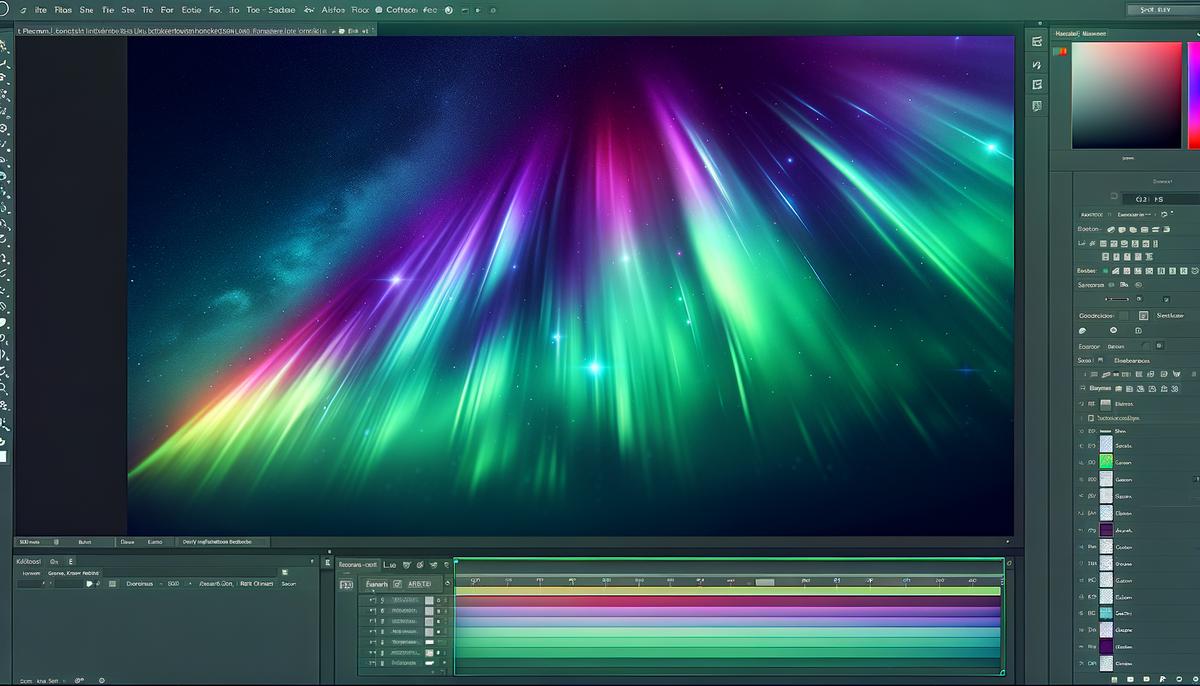 Create Aurora Borealis Effect in Photoshop