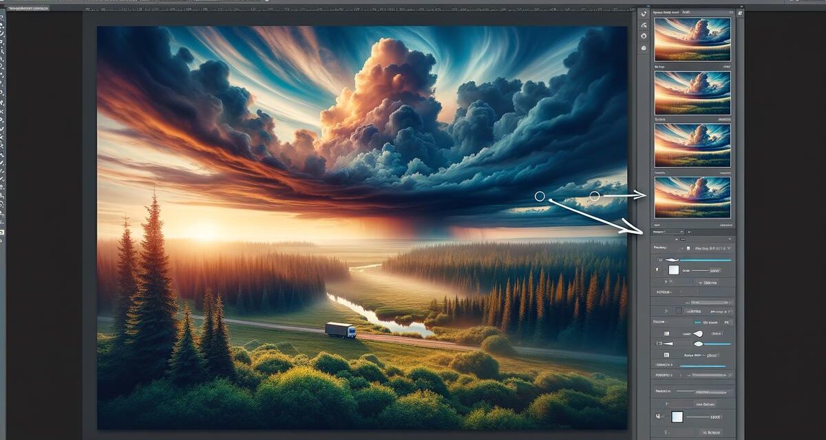 Dynamic Sky Creation in Photoshop