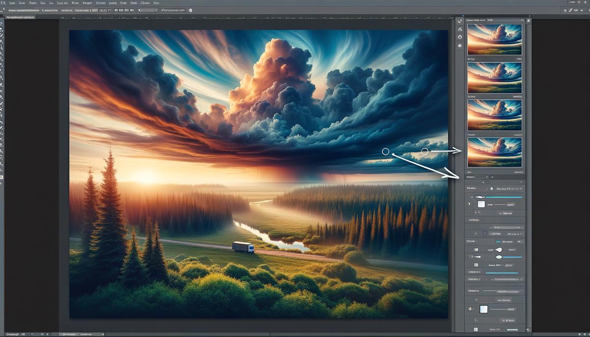 Dynamic Sky Creation in Photoshop