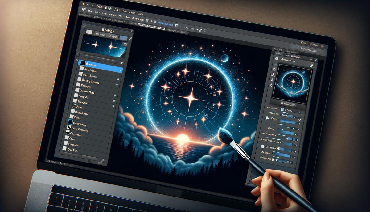 Master Starry Sky Brush Techniques in Photoshop